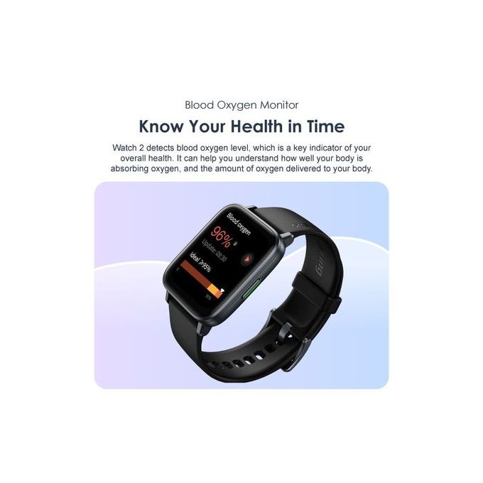 Oraimo Smartwatch Lite 1.69'' TFT With Call & Message Reminder, 61 Sport Modes-Black - Image 2