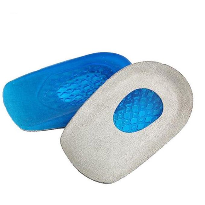 Silicone Orthopedic Insoles Back Pad Heel Cup For Calcaneal Pain Health Feet Care Support Spur Feet Cushion Pads Blue - Image 3