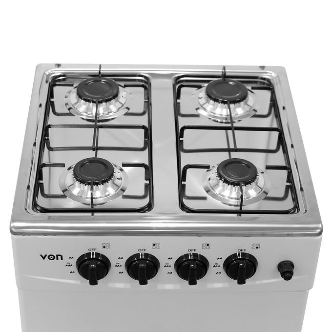 VON VAC5C040CY 4 Gas Table-top Cooker With Cylinder Compartment - Image 3