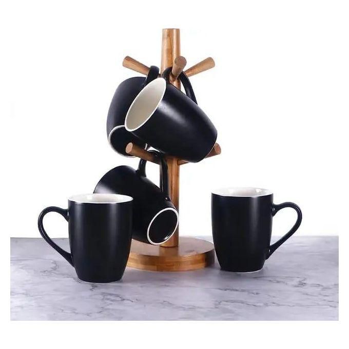 6Pcs of Black Quality Cups