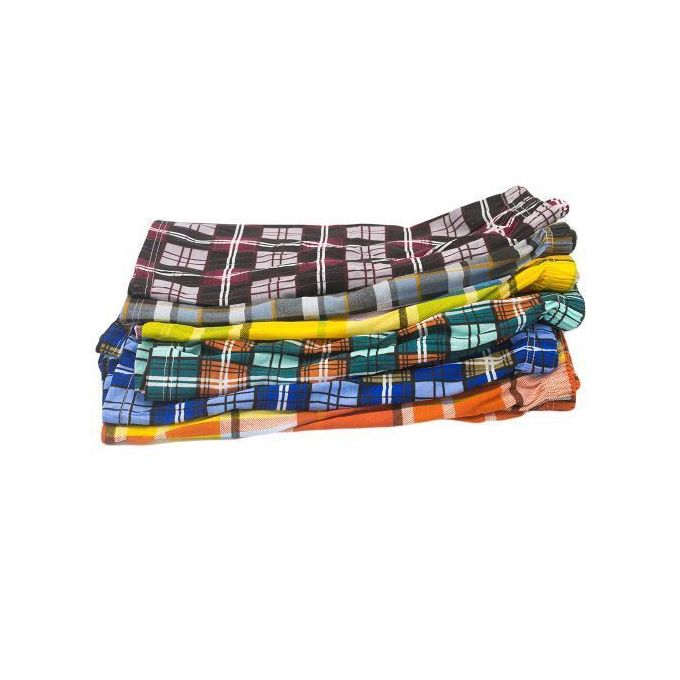 Fashion 6Pcs Soft Cotton Checked Men's Boxers – Multicolor - Image 2