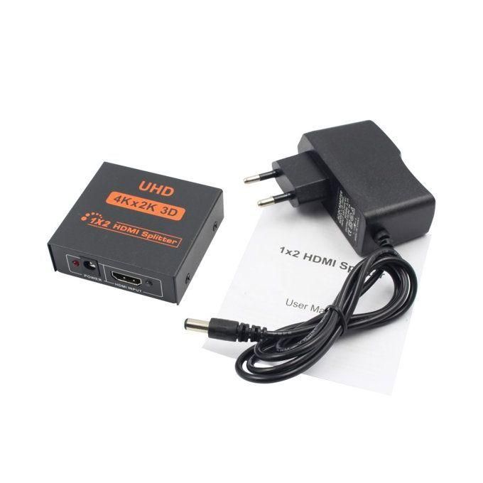 1X2 1 In 2 Out HDMI Splitter Video Amplifier Repeater - Image 2
