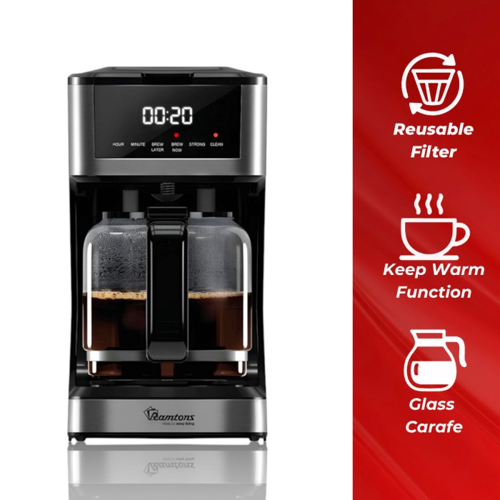 Ramtons COFFEE MAKER - RM/769 - Side view