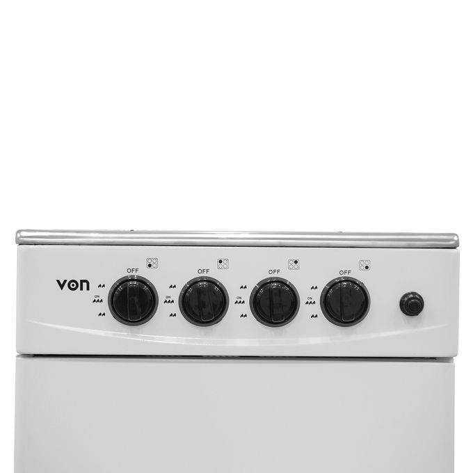 VON VAC5C040CY 4 Gas Table-top Cooker With Cylinder Compartment - Image 5