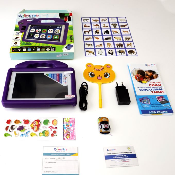 Elimu tab Educational Kids Tablet- ET01 Purple - Image 3