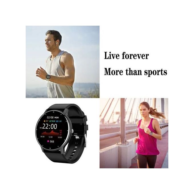 ZL02 Smart Watch H Full S Reen Sport Fitness Black - Image 5