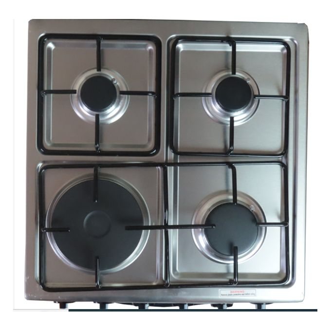 ICECOOL Volsmart 4 Burners Free Standing Gas Cooker Cooking Range with 60L Oven 3 Gas + 1 Electric VGS-581 Black - Image 5
