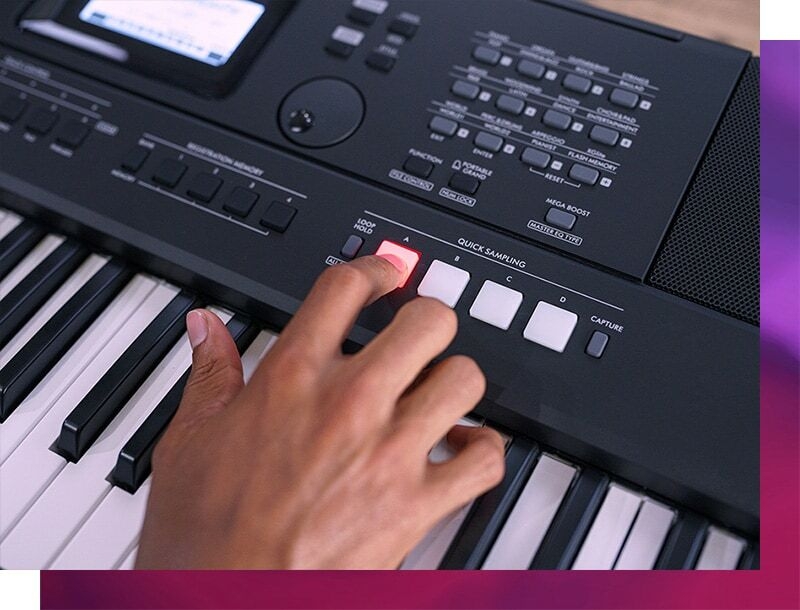 Original Yamaha PSR-E473 61-Key Touch-Sensitive Portable Keyboard - Image 3