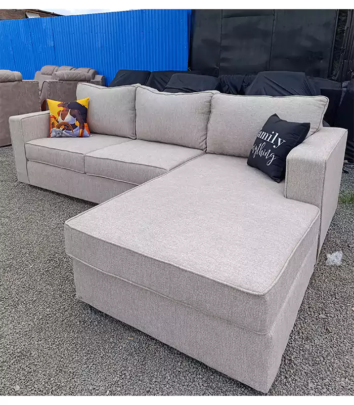 6 seater grey l shaped sofa