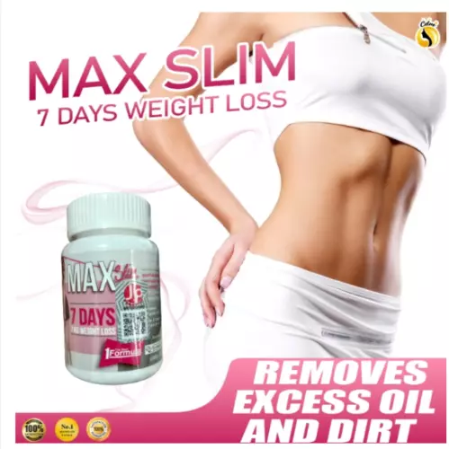 Max Slim Diet Slimming Capsule 7 days 7 kg loss Nepal’s Bestseller Dietary Supplements Fat Burner Original - 30 capsules