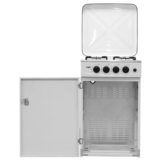 VON VAC5C040CY 4 Gas Table-top Cooker With Cylinder Compartment - Image 2