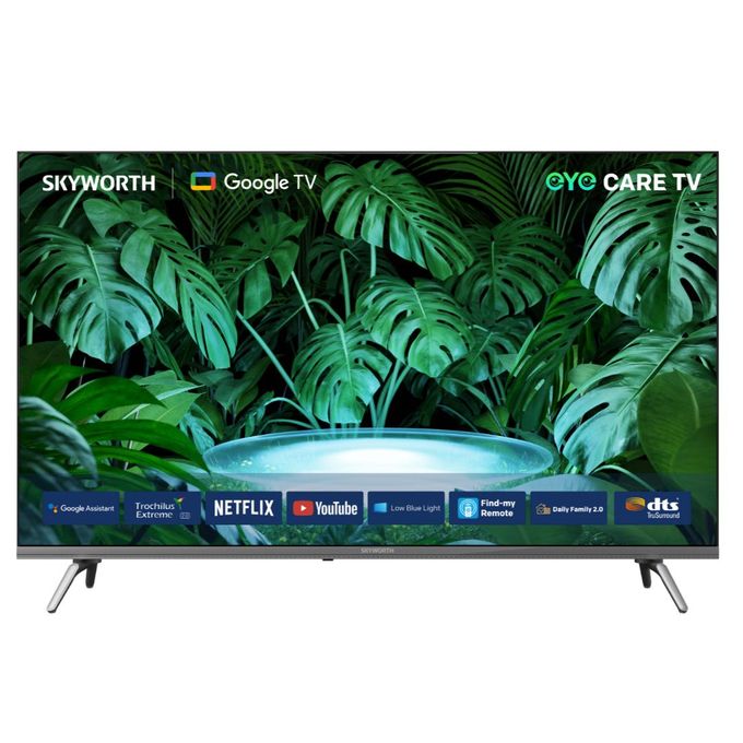 Skyworth 32E3500G, 32-inches Full HD Frameless Smart Google TV, Black (1YR WRTY)