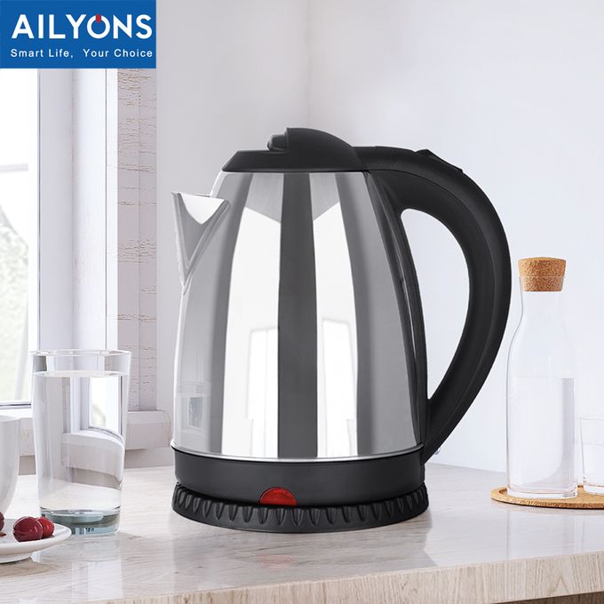 AILYONS FK-0301 Stainless Steel 1.8L Electric Kettle-Black - Image 2