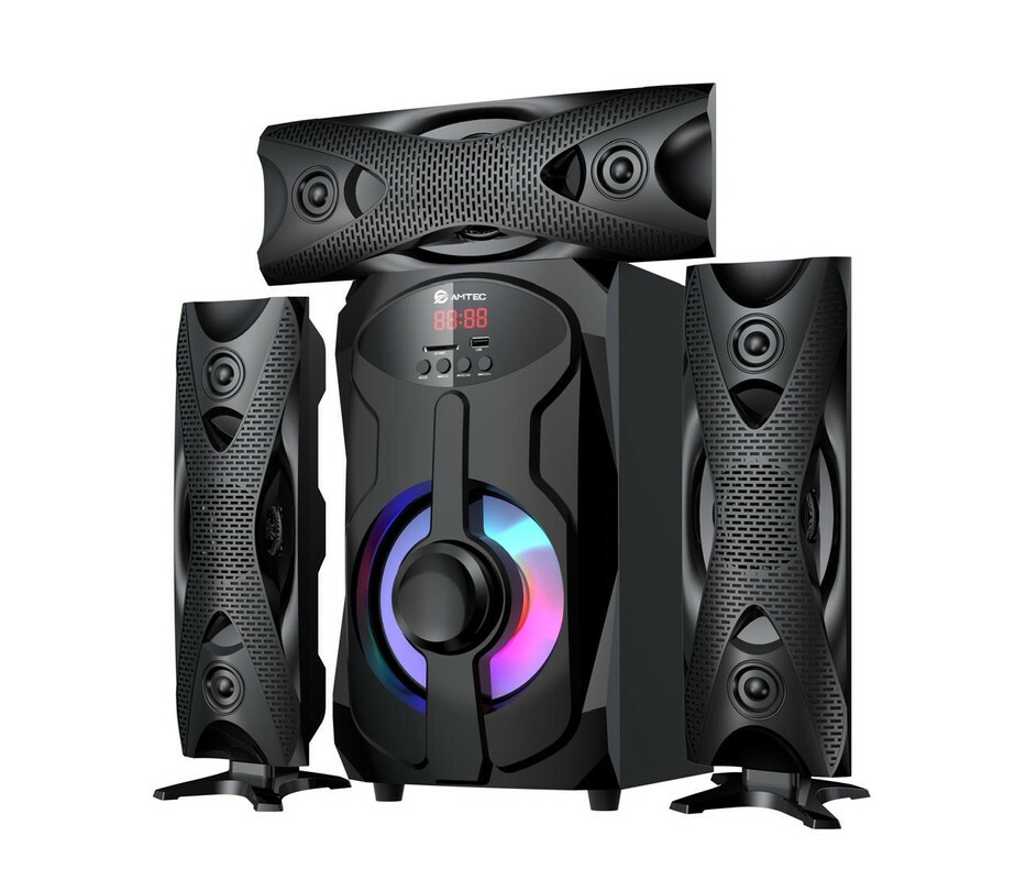 Amtec AM-309 3.1CH X-BASS Multimedia Home Theater System – 12000W PMPO - Image 2