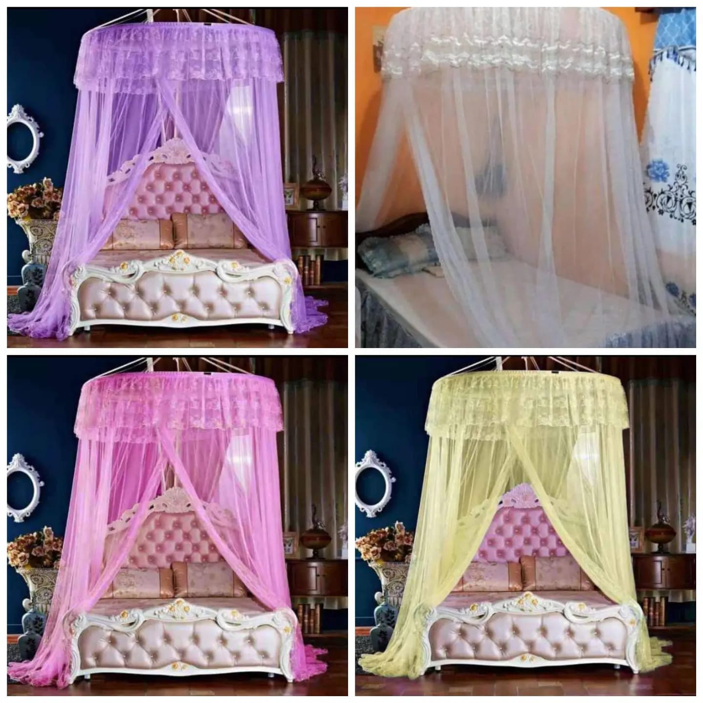 big round mosquito net