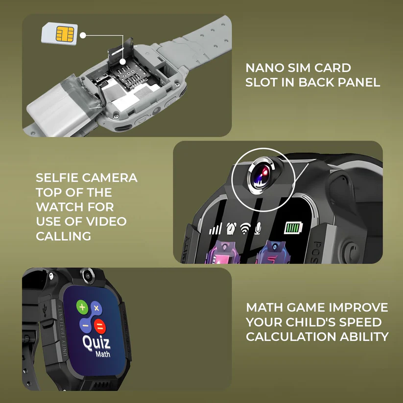 Kids Smart Watch with simcard slot - Image 4