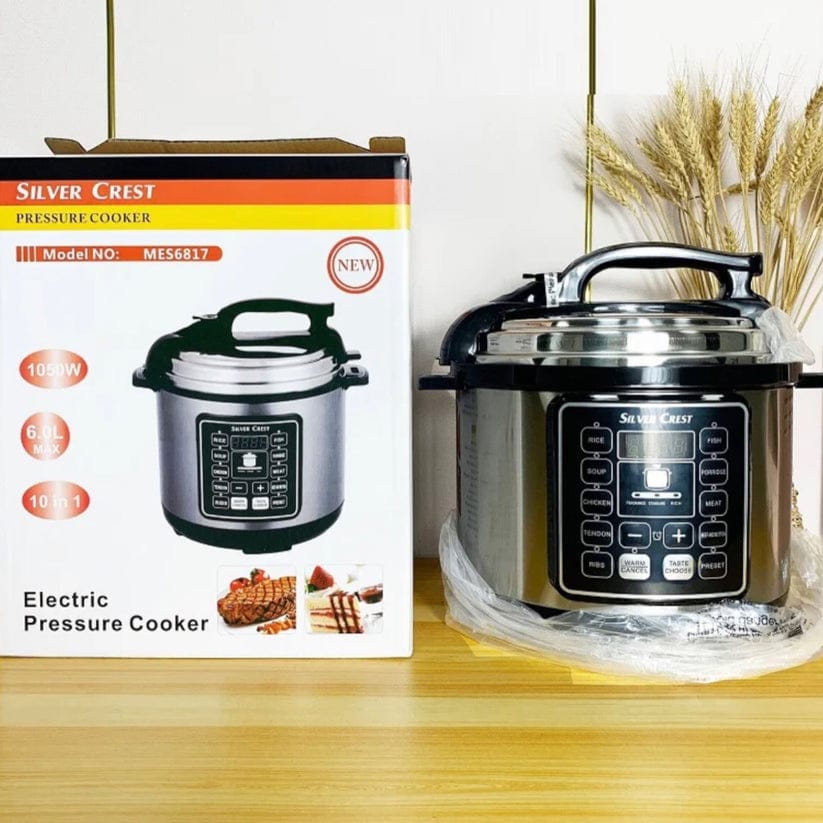 6 Litre Silver Crest Electric Pressure Cooker - Image 2