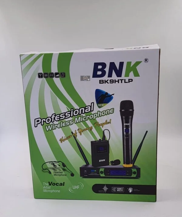 BK9HTLP 3 In 1 UHF Dual Channel Wireless Microphone System - Image 3