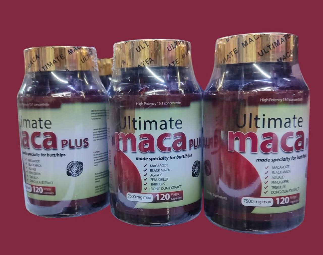 Ultimate Maca supplement 7500MG, 120 pills