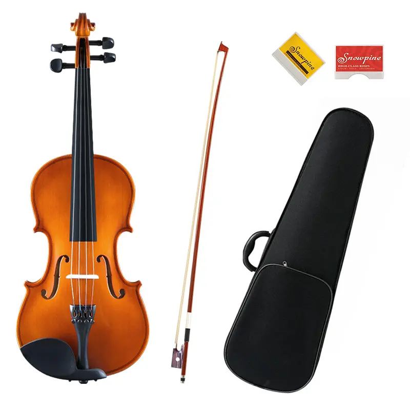 plywood gloss color violon student violin 4/4 - Image 5