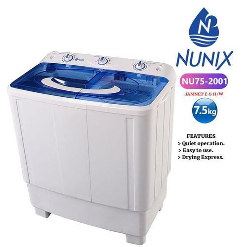 Nunix 7.5kgs twin tub washing machine - Image 2