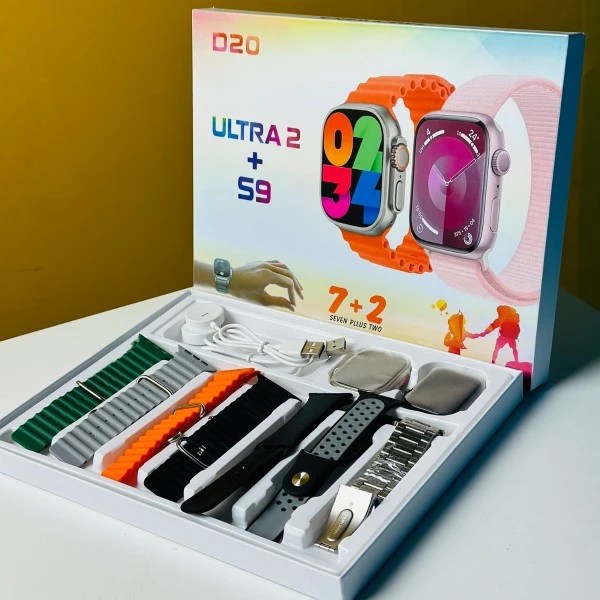 D20 Ultra 2 + S9 7 In 1 Strap Watch - Image 4