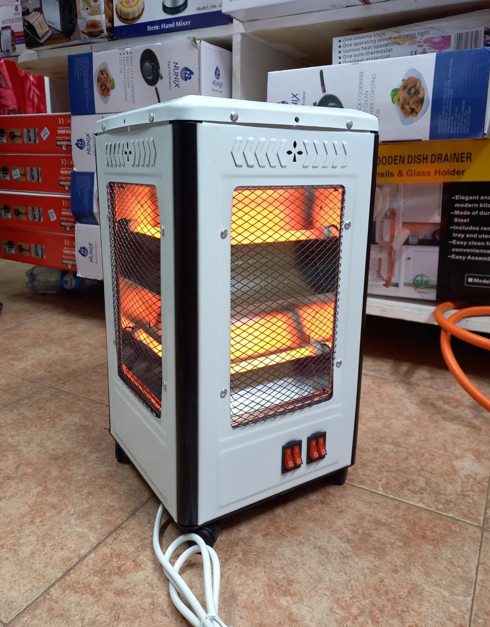 Room heater with 5 Heat settings