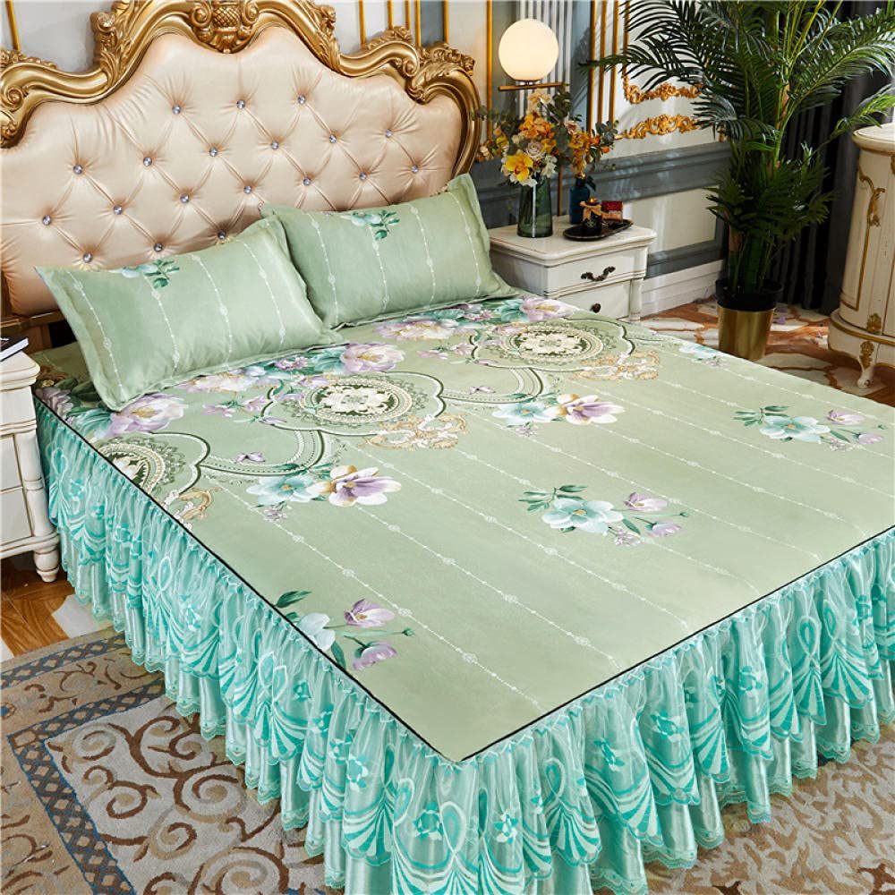 Imported Cotton Bedskirts- - Image 2