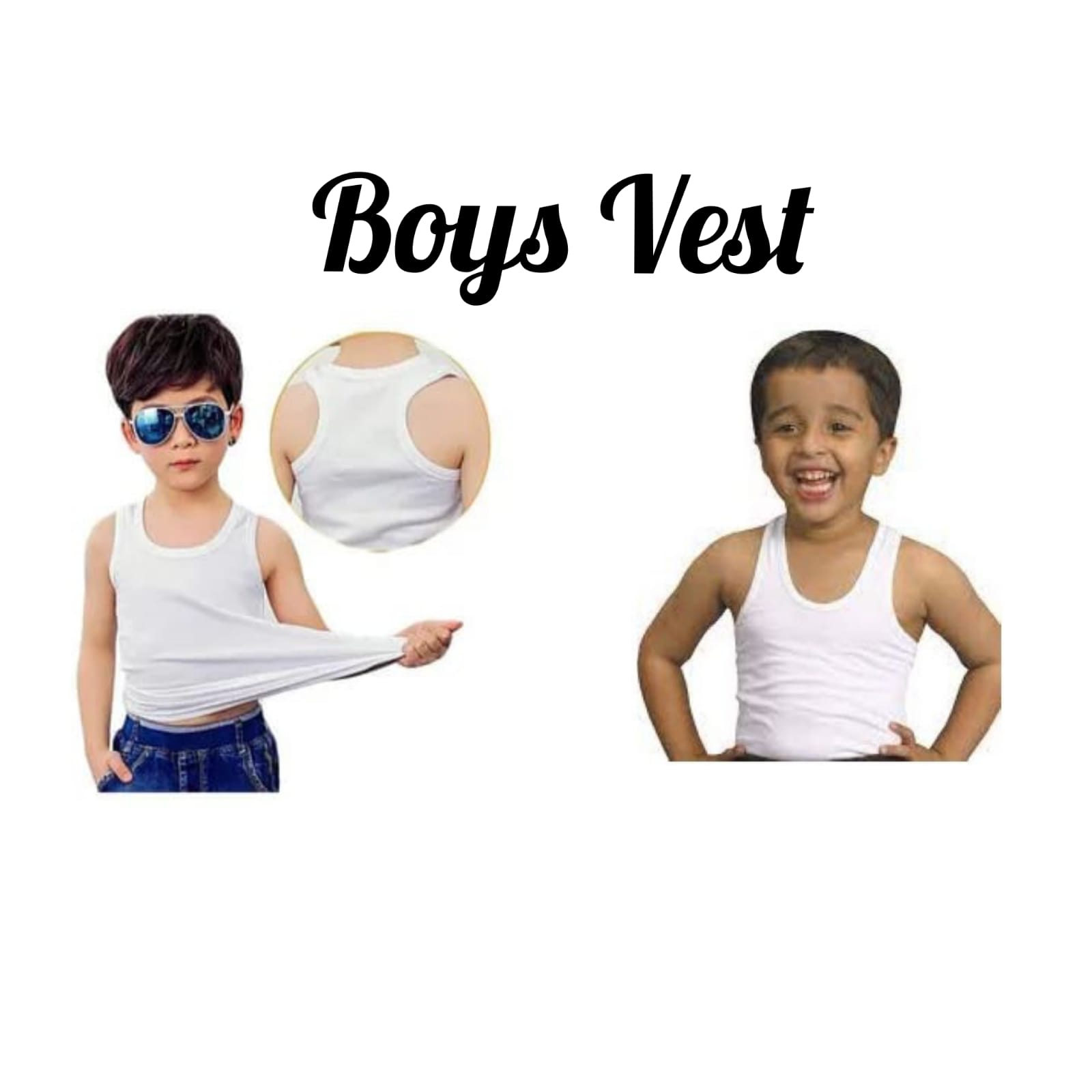 3 Set Boys Quality Vest