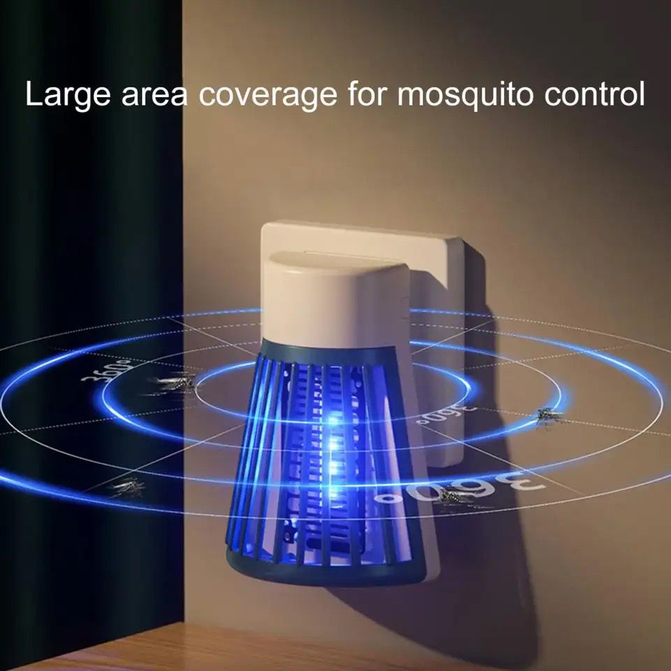 Effective Mosquito Repellents Killer Lamp Wall Mounted Insectss Zapper	Wide Coverage Electric Quiet LED Bugss Zapper Killer Lamp