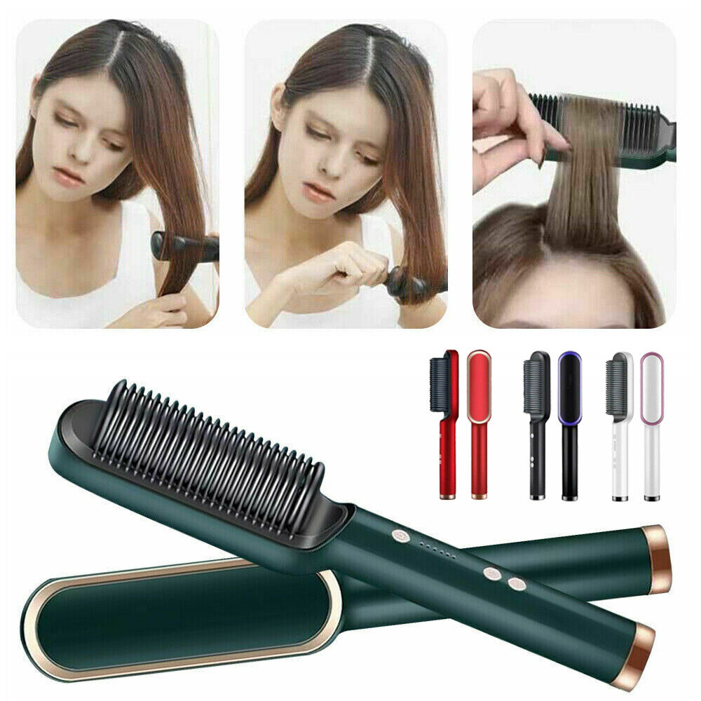 Main image of Electric hair straight comb with temperature contro
