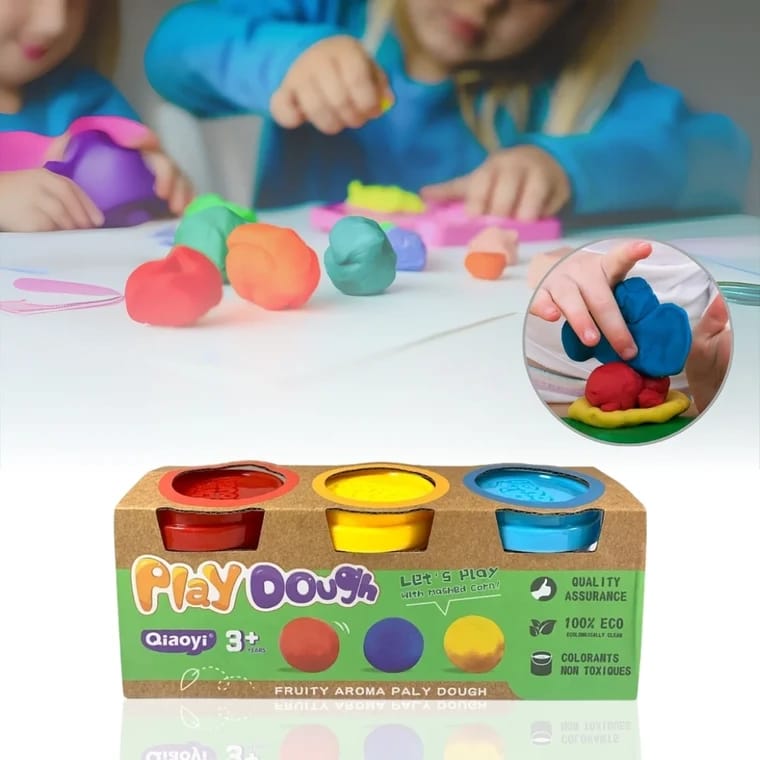 Colourful Play Dough for Kids