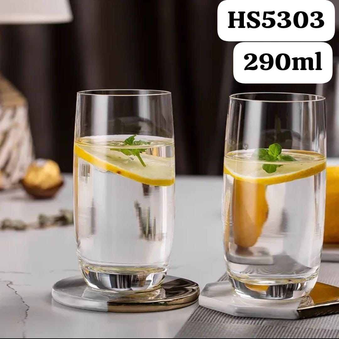 *Blowing Tumbler Glass #HS5303*  ▪️Set contains:6 sets. ▪️Capacity:290ml. ▪️ *Offer price:ksh.745*‼️ ▪️ *Carton Price 5000/72pcs*