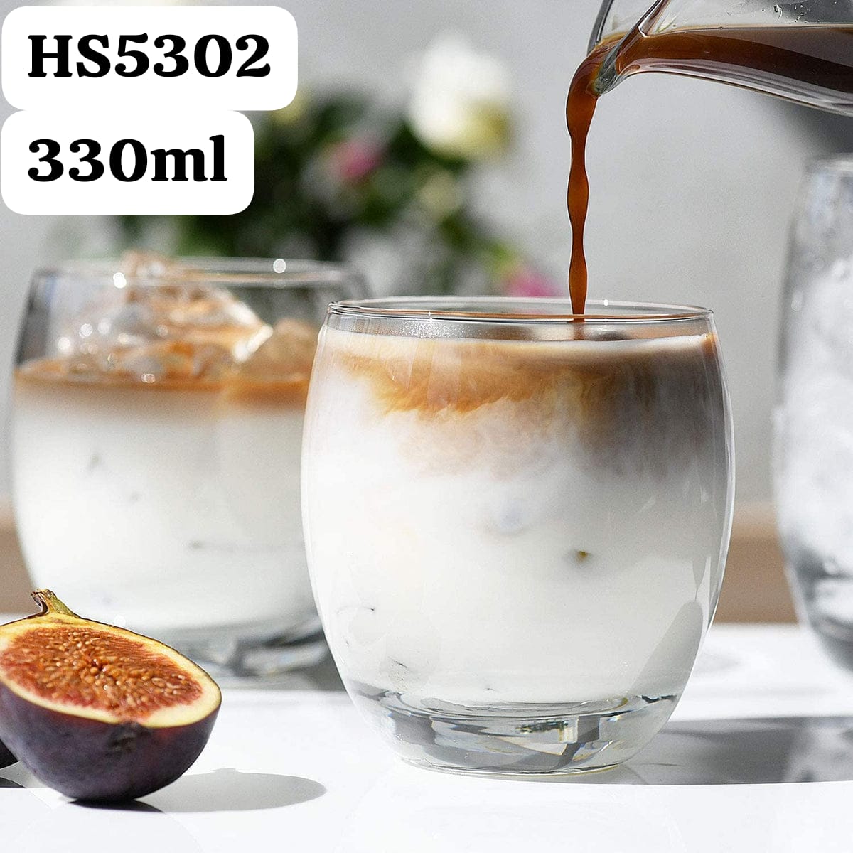 *Blowing Tumbler Glass HS5302*  ▪️Set contains:6 sets. ▪️Capacity:330ml. ▪️ *Offer price:ksh.750*‼️