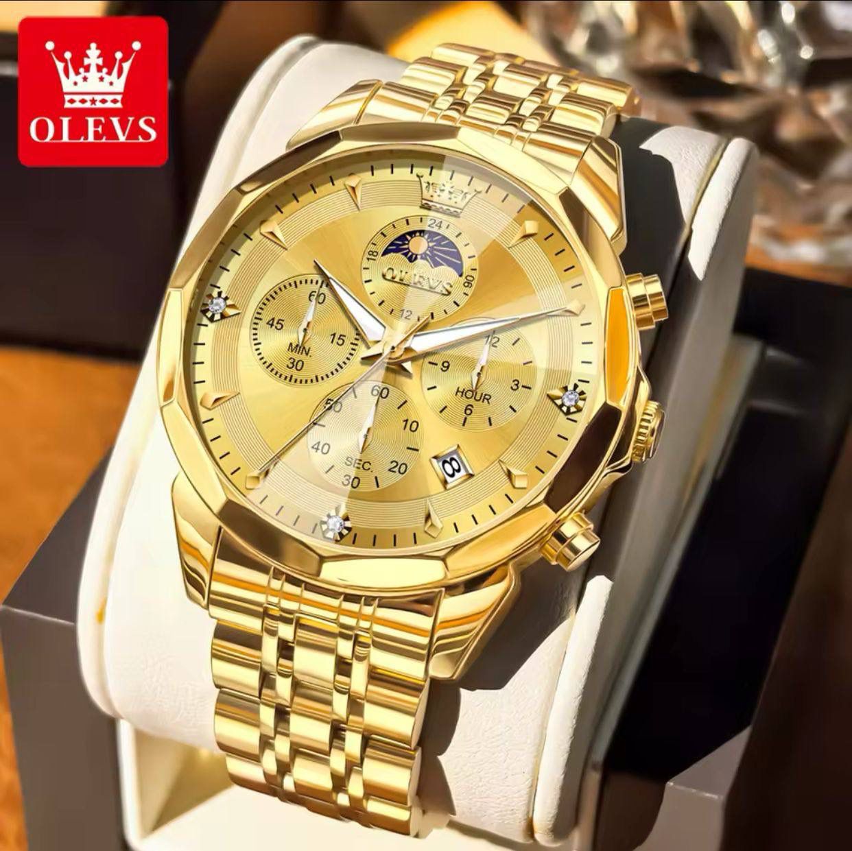 ♨️🎩ROLEX GENTS WATCH *KES 1,999*♨️🎩  ✅Date Display ✅Water resistant  ✅Battery powered  ✅Stainless steel  🎁EXECUTIVE BOXES AVAILABLE 300&400🎁  ✍️✍️Engraving services available ✍️✍️ - Image 5