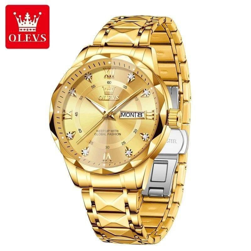 💣RESTOCKED💣  🔥🔥OLEVS GENTS WATCH #9931 *KES 2500*  🔹Luminous function 🔹Day&Date Display 🔹Water resistant 🔹Stainless Steel  ✍️✍️Engraving services available ✍️✍️ - Image 2