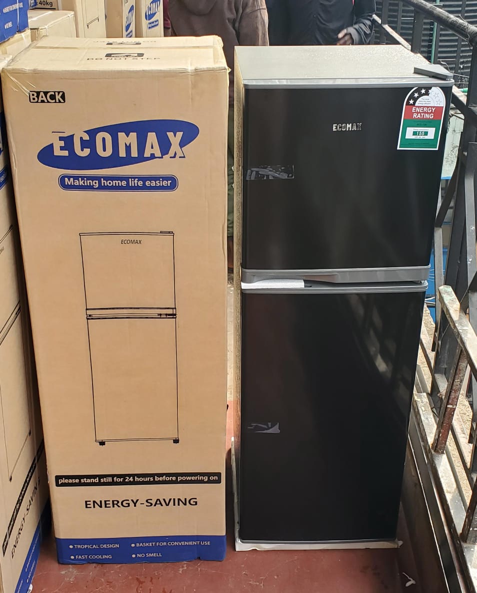 🔥🔥Ecomax 138 litres dark silver double door refrigerator @24200 - Image 2