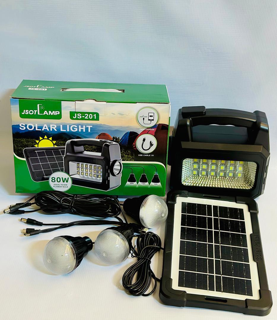 Solar Lighting System Kit with 3 bulbs - Image 2