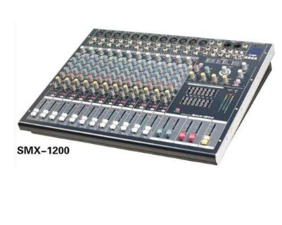 Soundcraft SMX1200 Professional Audio Mixing Console Plain Powered Mixer , USB , Bluetooth , Aux phone input , Church Mixer , Public Address Systems Mixer
