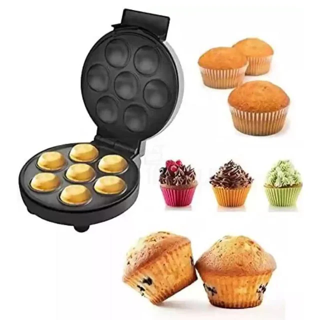 Sokany Non-Stick Cake Machine - 7-Cake Capacity, 1000W, Black - Image 2