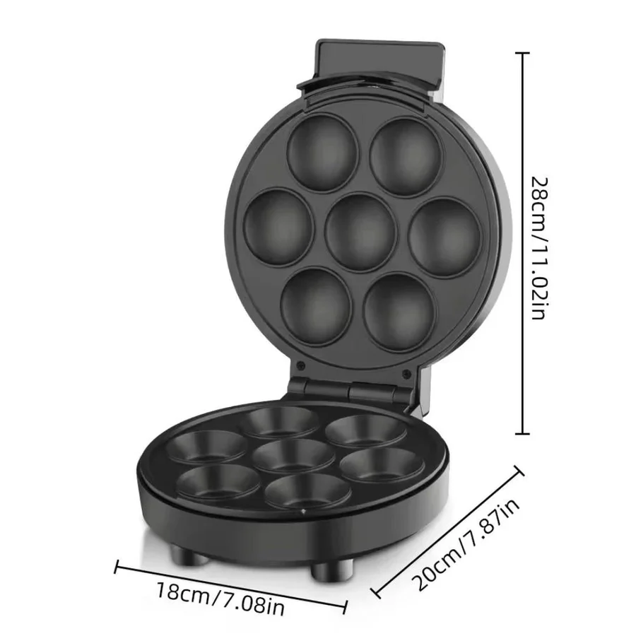 Sokany Non-Stick Cake Machine - 7-Cake Capacity, 1000W, Black - Image 5
