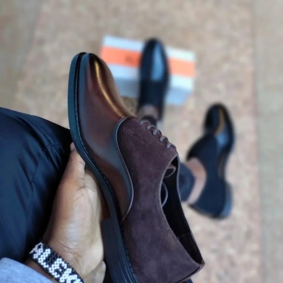 Italian Kanly Men Official shoes brown - Image 2