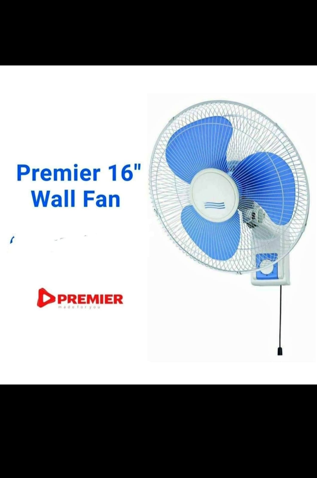 Premier wall fan