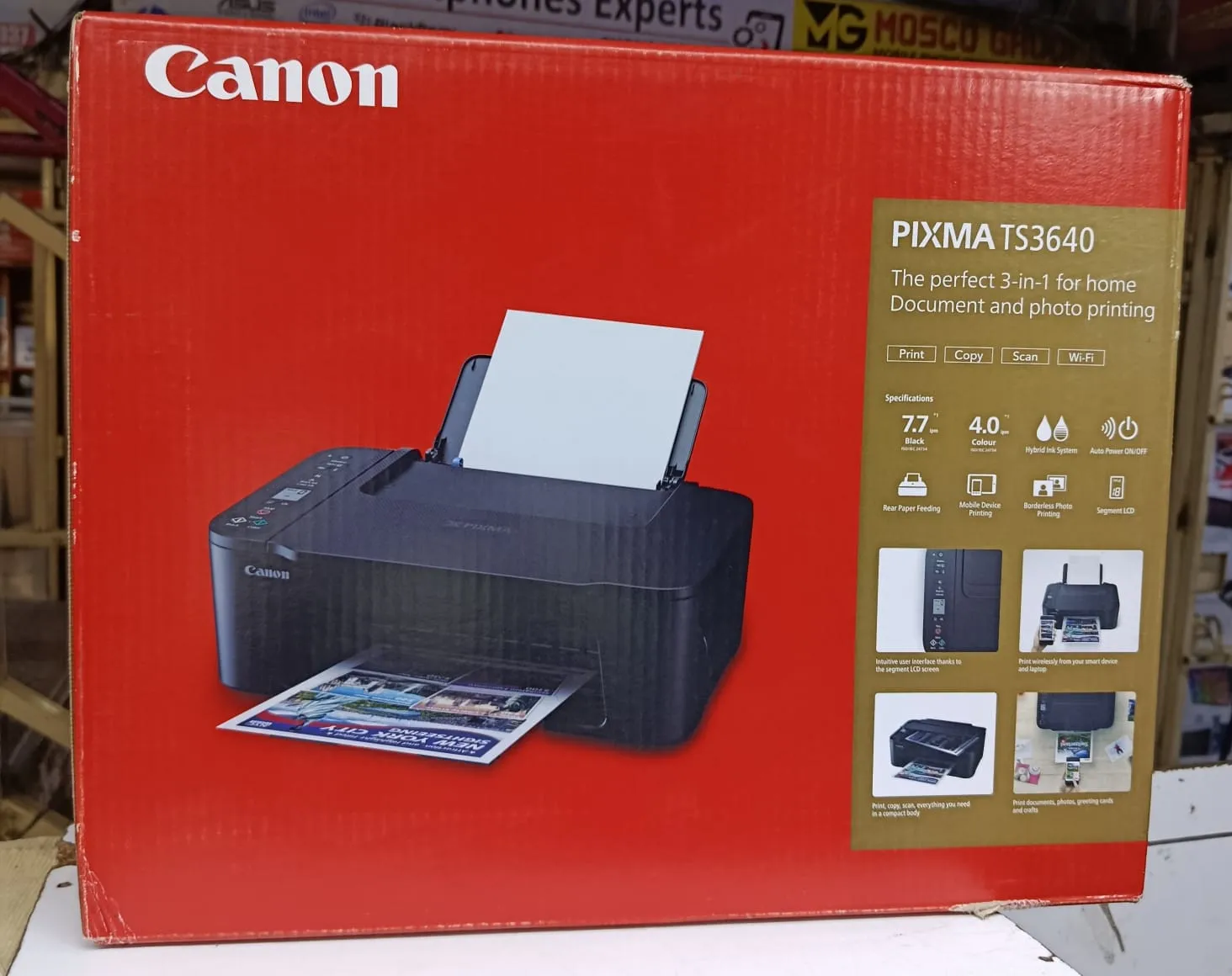Canon Pixma Ts3640 Wireless Printer Print, Copy, Scan Printer