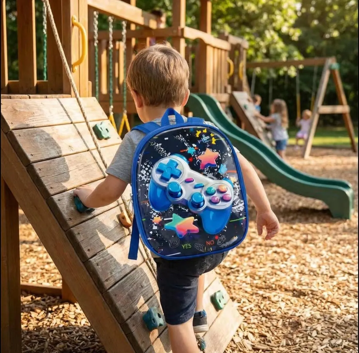 Main image of Kids School Backpack for Kindergarten Playgroup PP1 PP2 and Grade 1