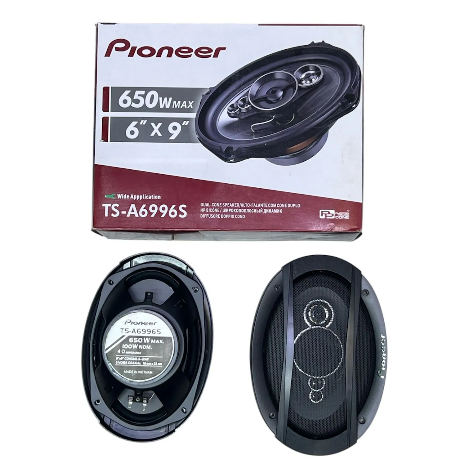 Main image of Pioneer TS-A6996S/R 6″x9″ 5-Way Coaxial Speakers | High-Performance Car Audio System