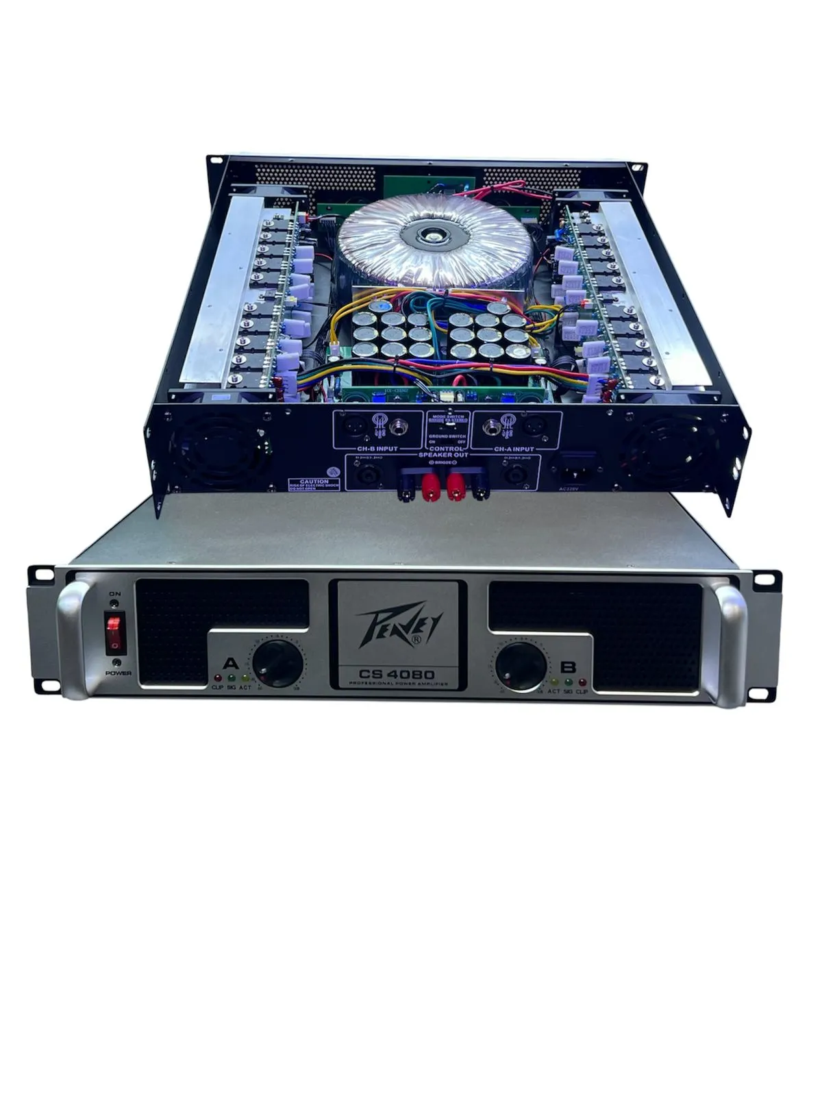 Main image of Peavey CS 4080HZ Dual-Channel Professional Power Amplifier – 4080W Bridged Output