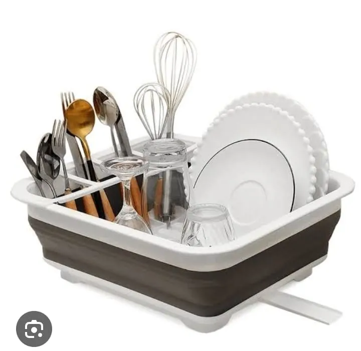 Main image of Collapsible Silicone dish rack