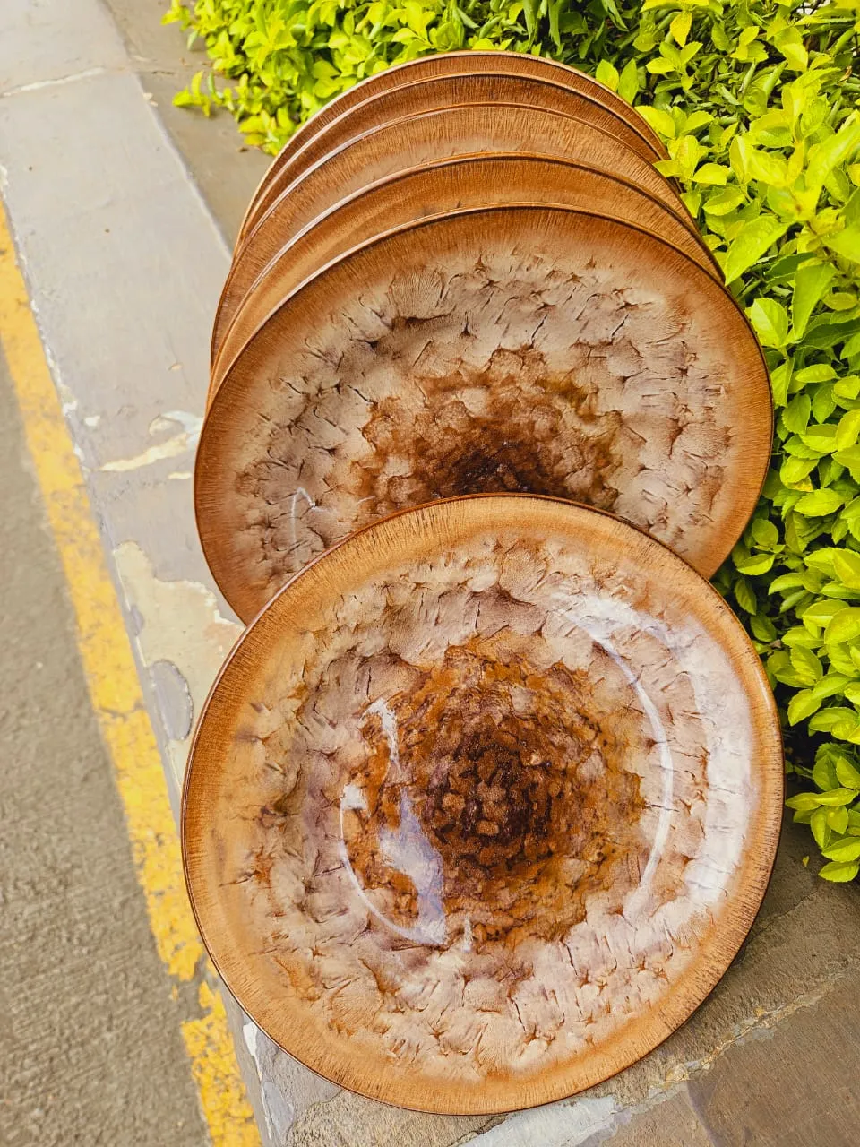 Main image of 10.5inch Rustic brown dinner plate