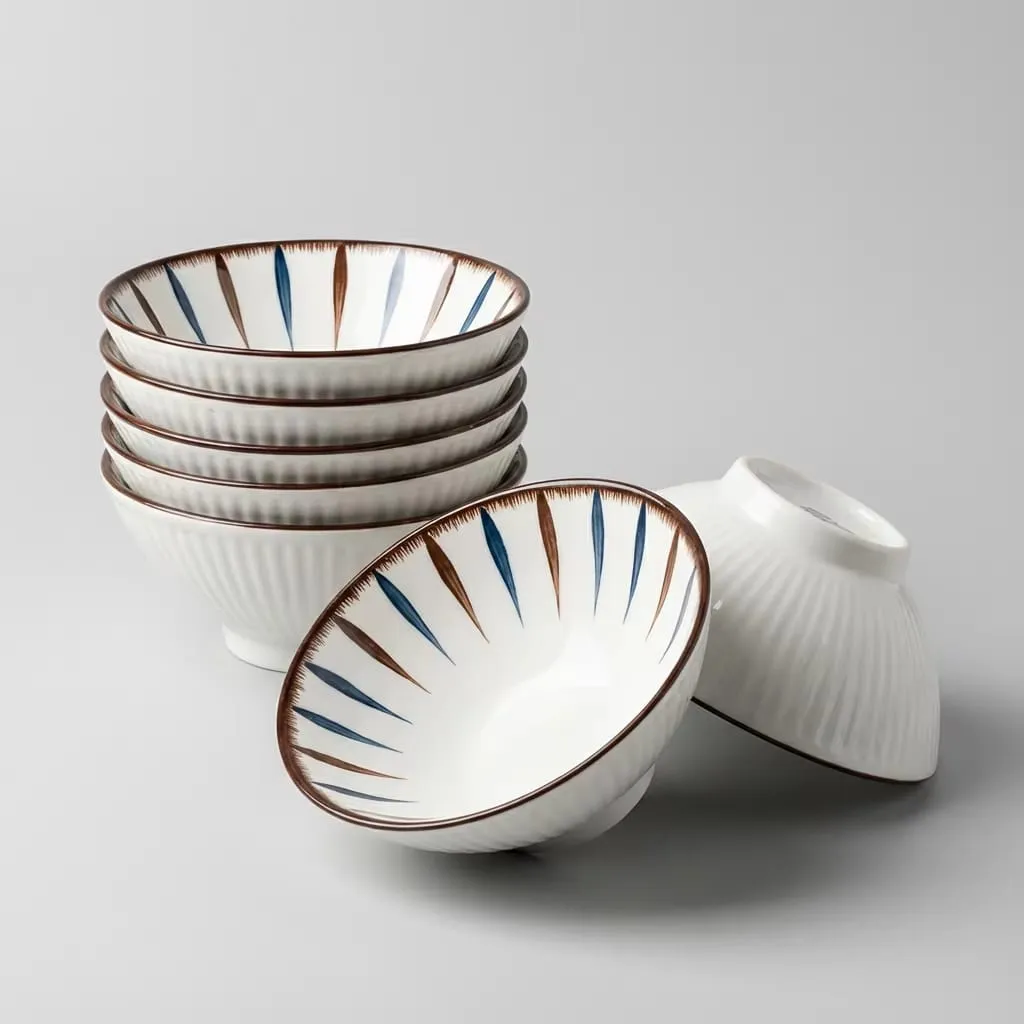 7.5 inch Unique Classy bowls(6pcs)
